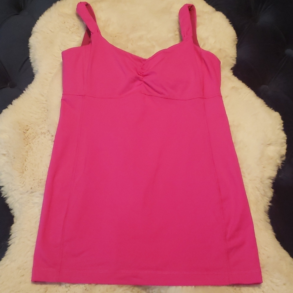 Lululemon bright pink workout top